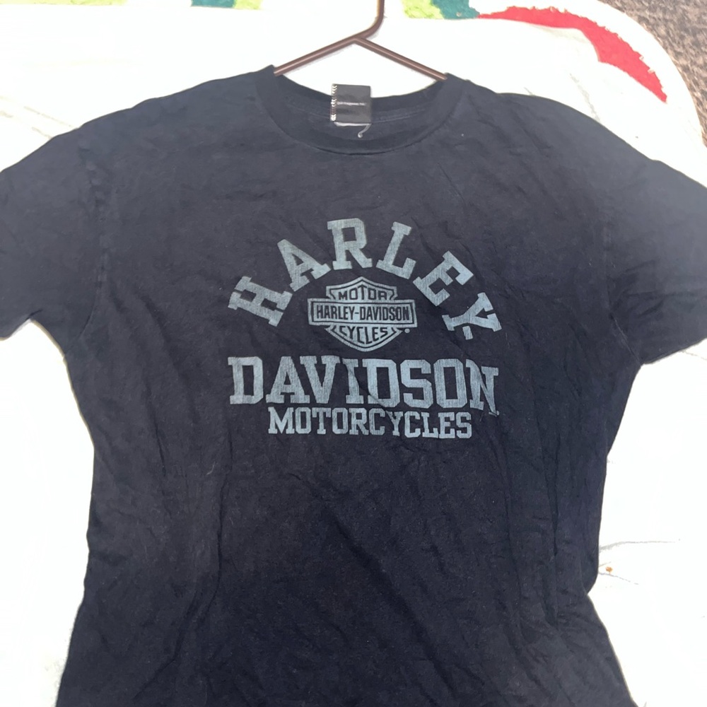 Harley Davidson Black Graphic T-Shirt